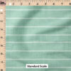 Ruler Scale for Faux Linen Stripe (Mint) by Krystal Winn Design