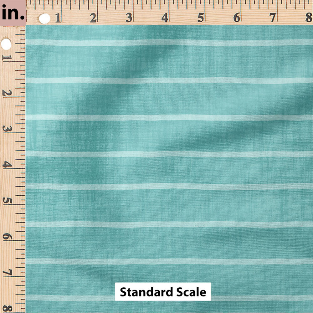 Ruler Scale for Faux Linen Stripe (Ocean) by Krystal Winn Design