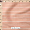 Ruler Scale for Faux Linen Stripe (Peach) by Krystal Winn Design