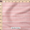 Ruler Scale for Faux Linen Stripe (Pink) by Krystal Winn Design