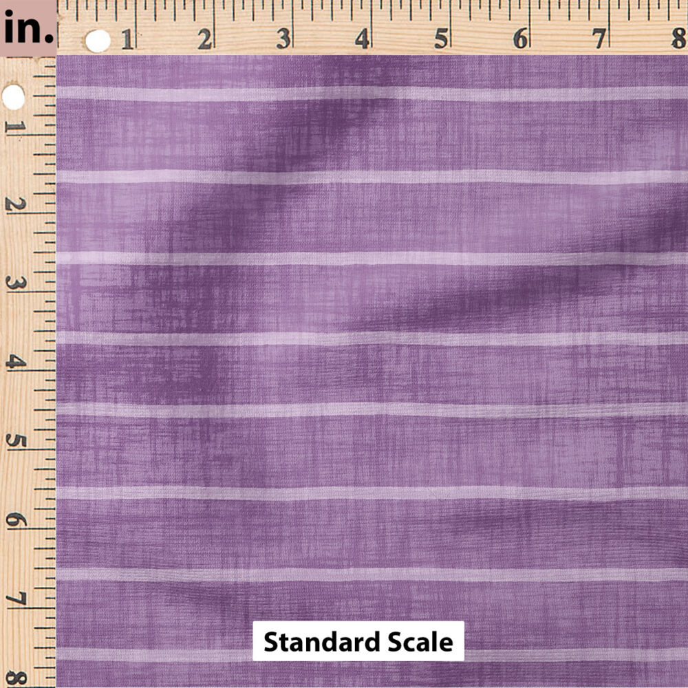 Ruler Scale for Faux Linen Stripe (Purple) by Krystal Winn Design