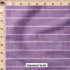 Ruler Scale for Faux Linen Stripe (Purple) by Krystal Winn Design