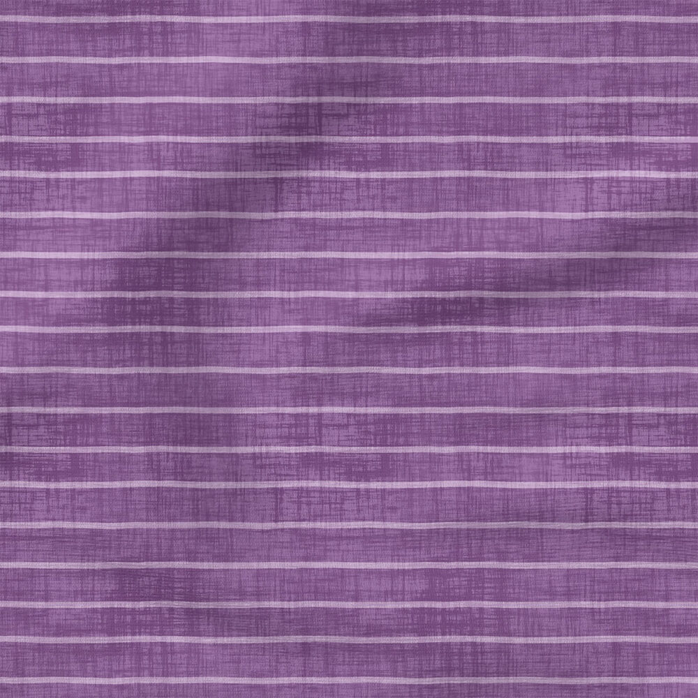 Faux Linen Stripe (Purple) | Texture Fabric Design | Krystal Winn Design