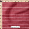 Ruler Scale for Faux Linen Stripe (Red) by Krystal Winn Design