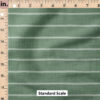 Ruler Scale for Faux Linen Stripe (Sage) by Krystal Winn Design