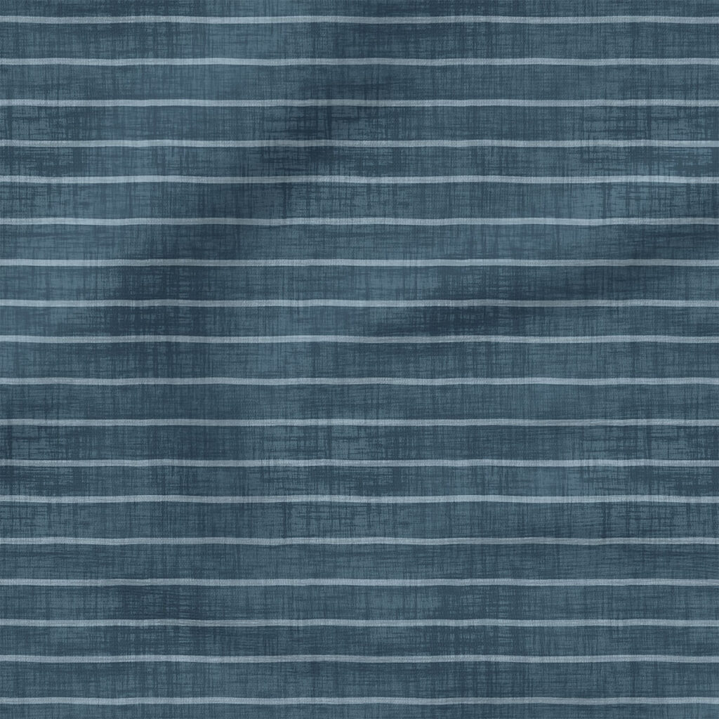 Faux Linen Stripe (Slate) | Texture Fabric Design | Krystal Winn Design