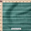 Ruler Scale for Faux Linen Stripe (Teal) by Krystal Winn Design