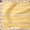 Ruler Scale for Faux Linen Stripe (Yellow) by Krystal Winn Design