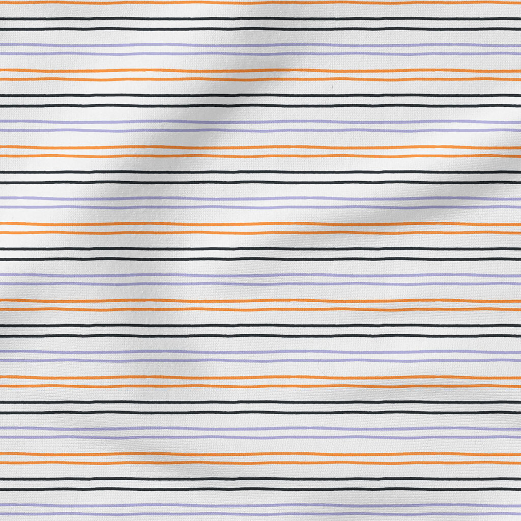 Halloween Stripe (White) | Holiday