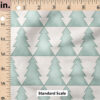 Ruler Scale for Pine Trees (Blue) by Krystal Winn Design