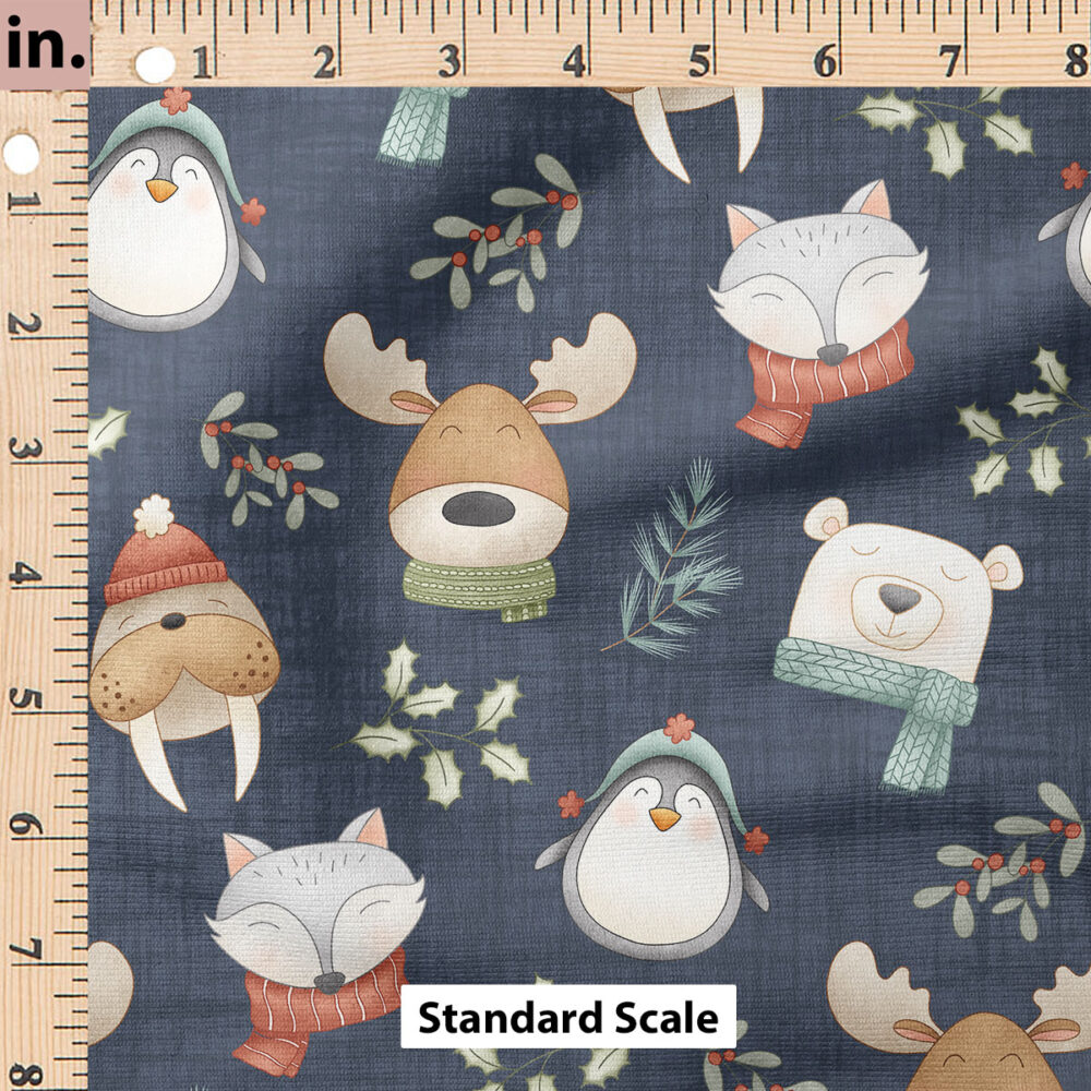 Ruler Scale for Polar Pals (Navy) by Krystal Winn Design