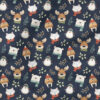 Polar Pals (Navy) | Holiday Fabric Design | Krystal Winn Design