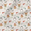 Polar Pals (White) | Holiday Fabric Design | Krystal Winn Design