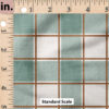 Ruler Scale for Jolly Plaid (Dark Sage) by Krystal Winn Design