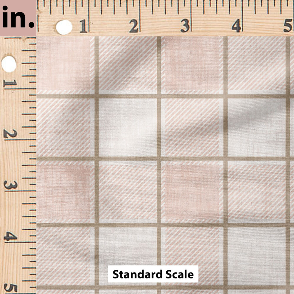 Ruler Scale for Jolly Plaid (Pink) by Krystal Winn Design