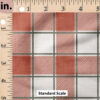 Ruler Scale for Jolly Plaid (Red) by Krystal Winn Design