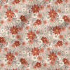 Red Floral (Pink) | Holiday Fabric Design | Krystal Winn Design