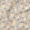 White Floral (Pink) | Holiday Fabric Design | Krystal Winn Design