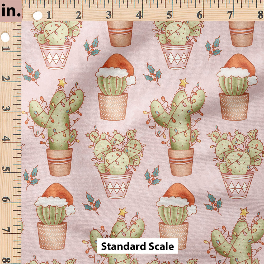 Ruler Scale for Christmas Cactus (Pink) by Krystal Winn Design