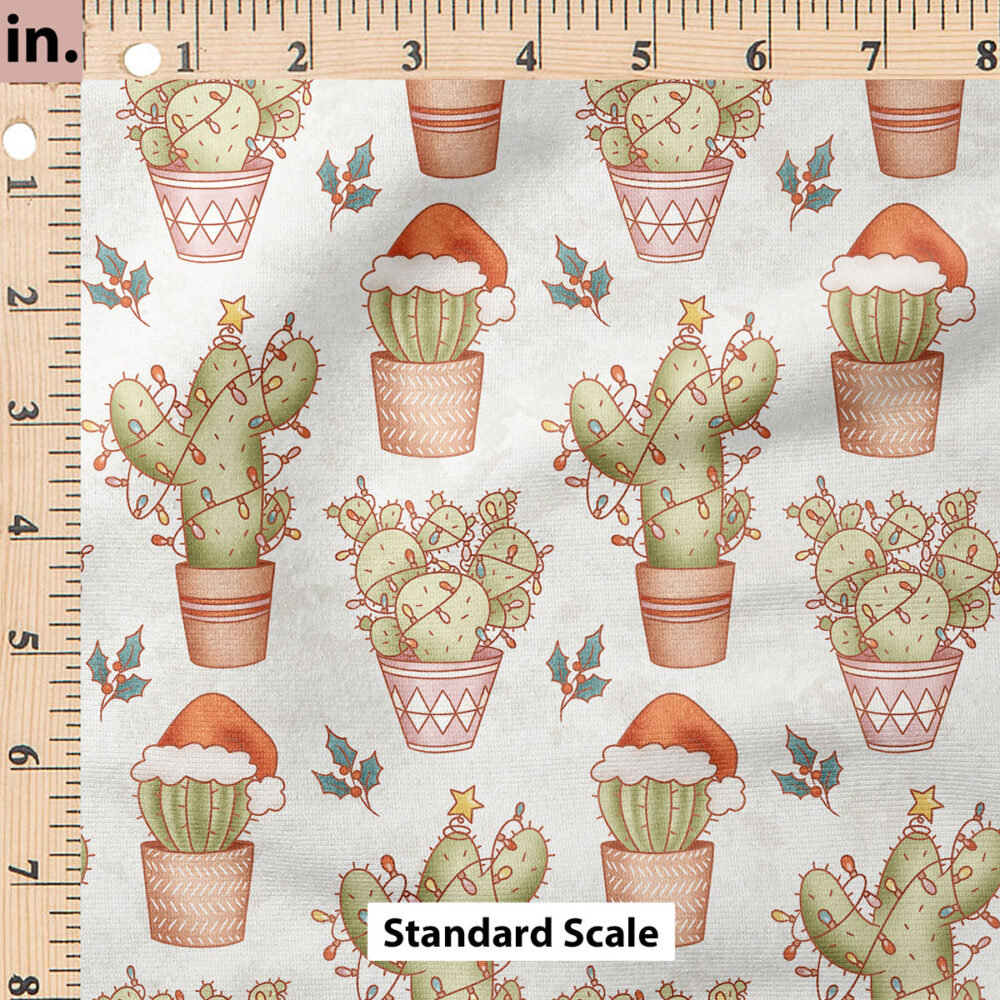 Ruler Scale for Christmas Cactus (White) by Krystal Winn Design