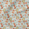 Christmas Cowboy (Blue) | Christmas Fabric Design | Krystal Winn Design