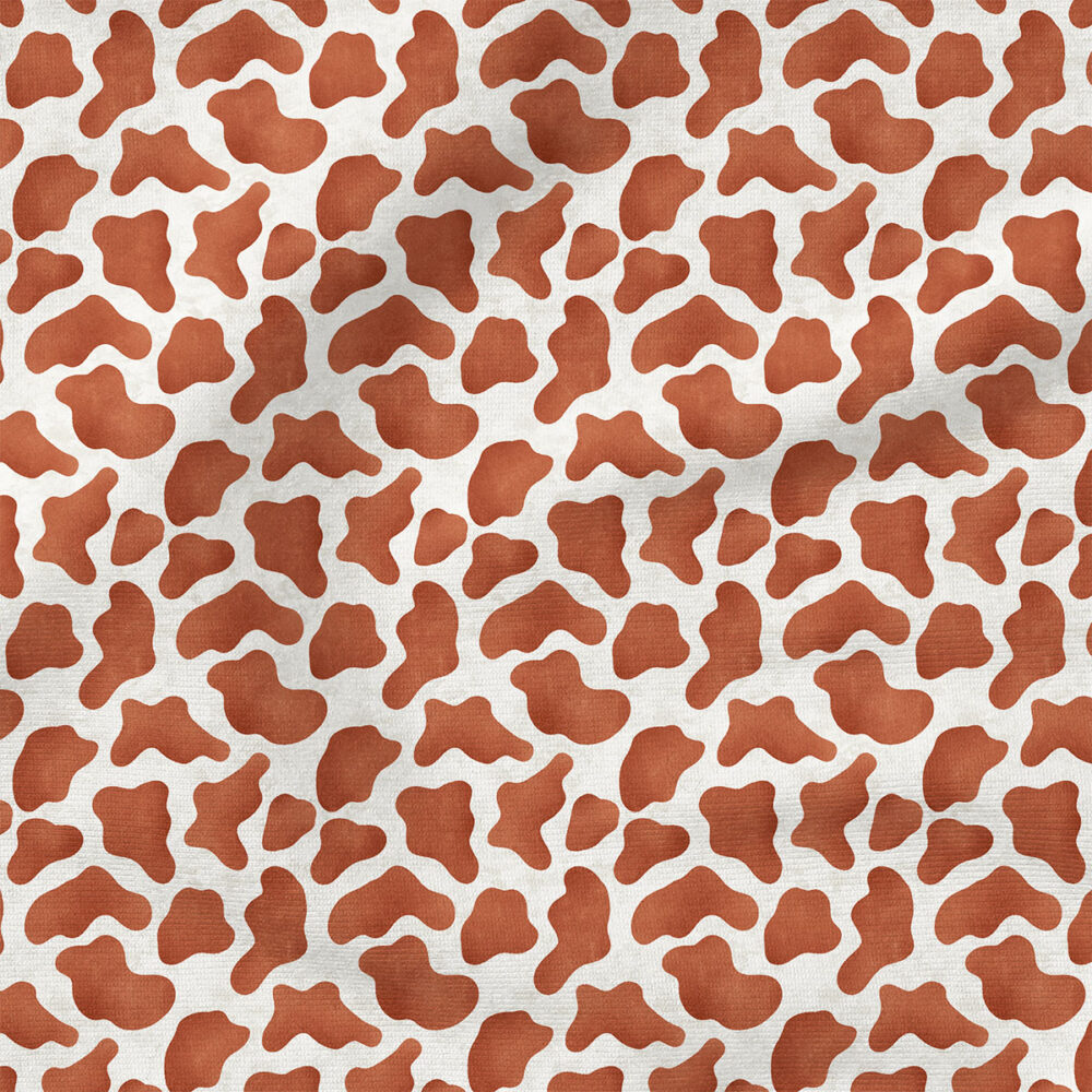 Brown Cow | Animals Fabric Design | Krystal Winn Design