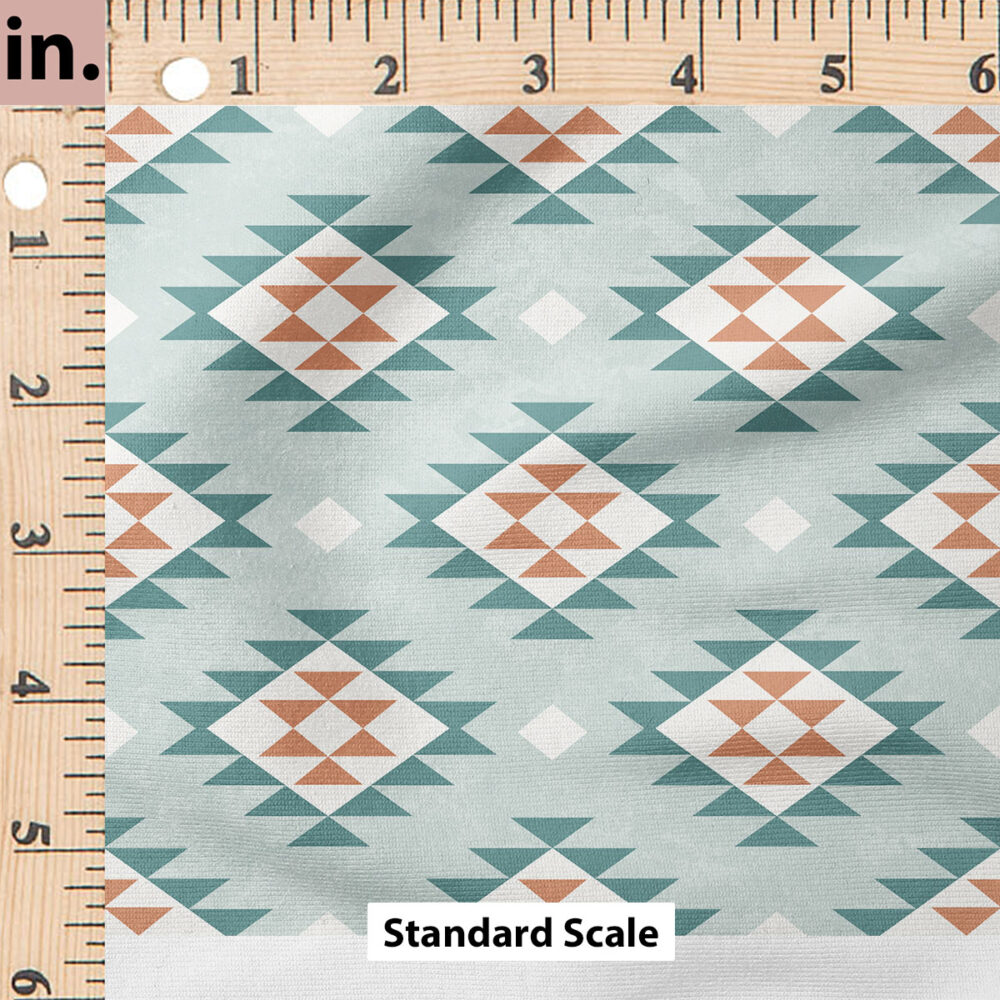 Ruler Scale for Aztec (Blue) by Krystal Winn Design