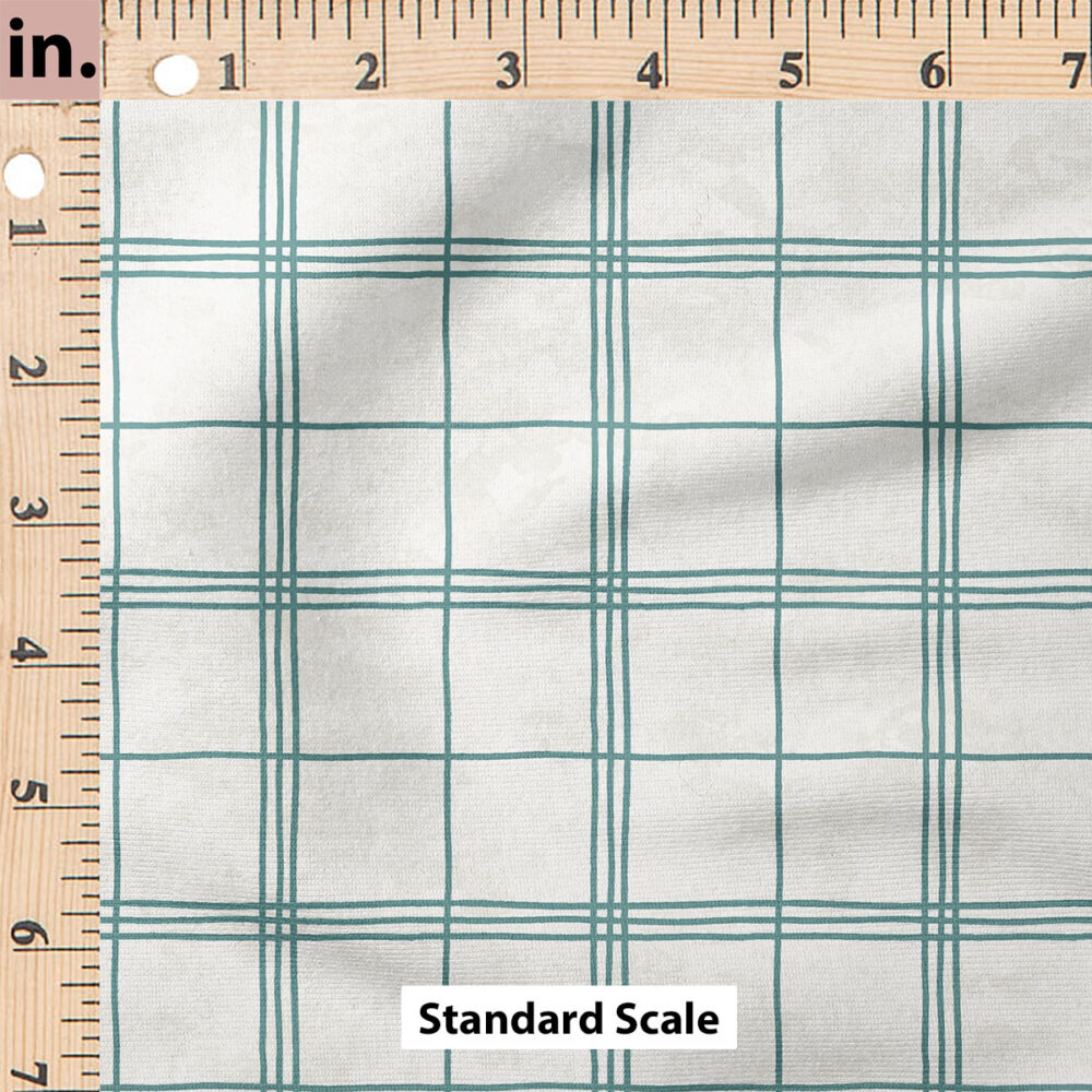 Ruler Scale for Plaid (Blue) by Krystal Winn Design