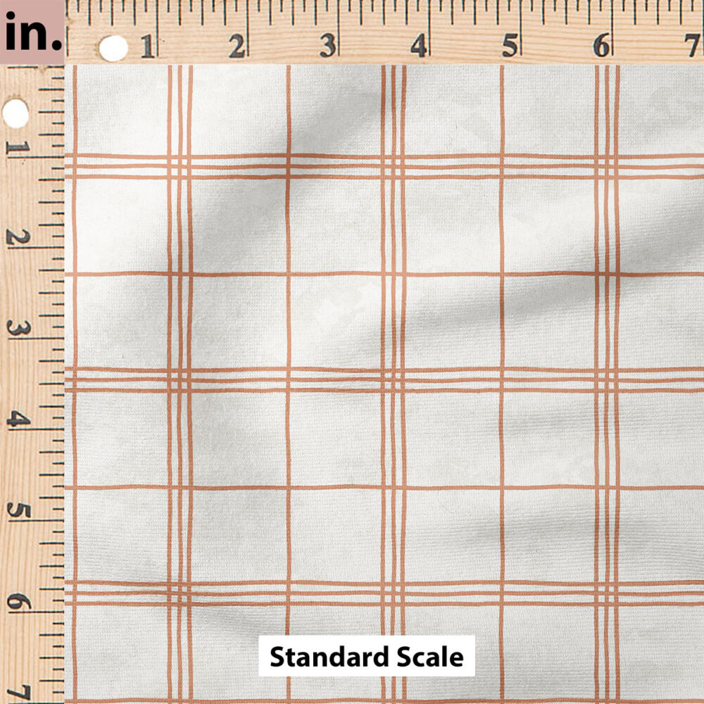 Ruler Scale for Plaid (Brown) by Krystal Winn Design