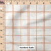 Ruler Scale for Plaid (Brown) by Krystal Winn Design