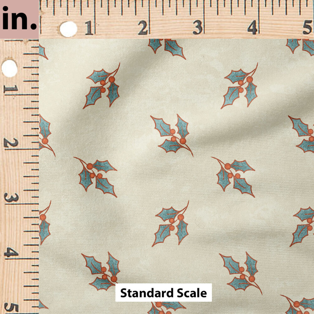 Ruler Scale for Christmas Holly (Green) by Krystal Winn Design