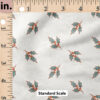 Ruler Scale for Christmas Holly (White) by Krystal Winn Design