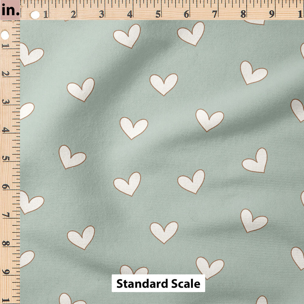 Ruler Scale for Hearts (Mint) by Krystal Winn Design