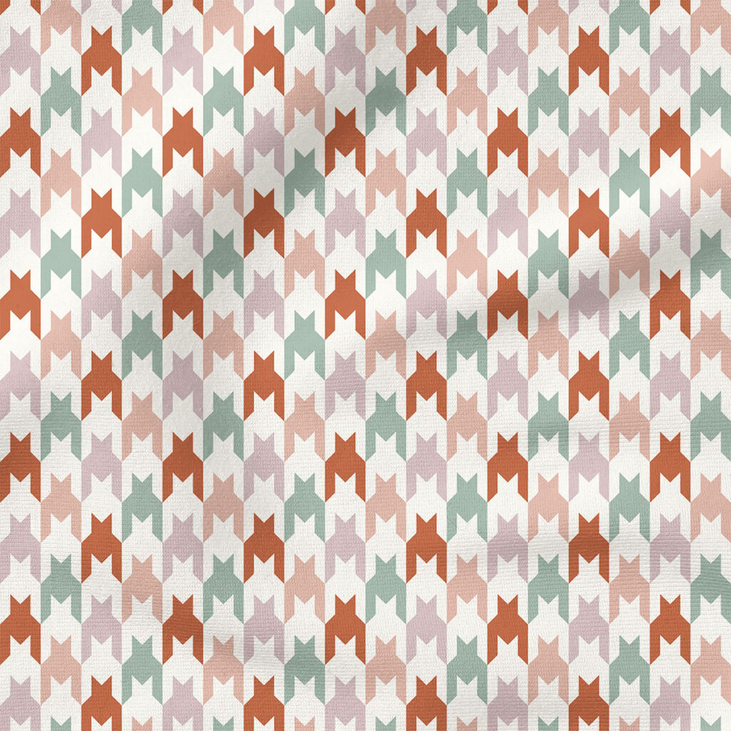 Vertical Houndstooth (Multi) | Valentine's Day