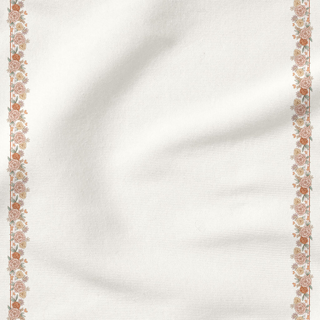 Floral Border (Double Vertical) | Valentine's Day