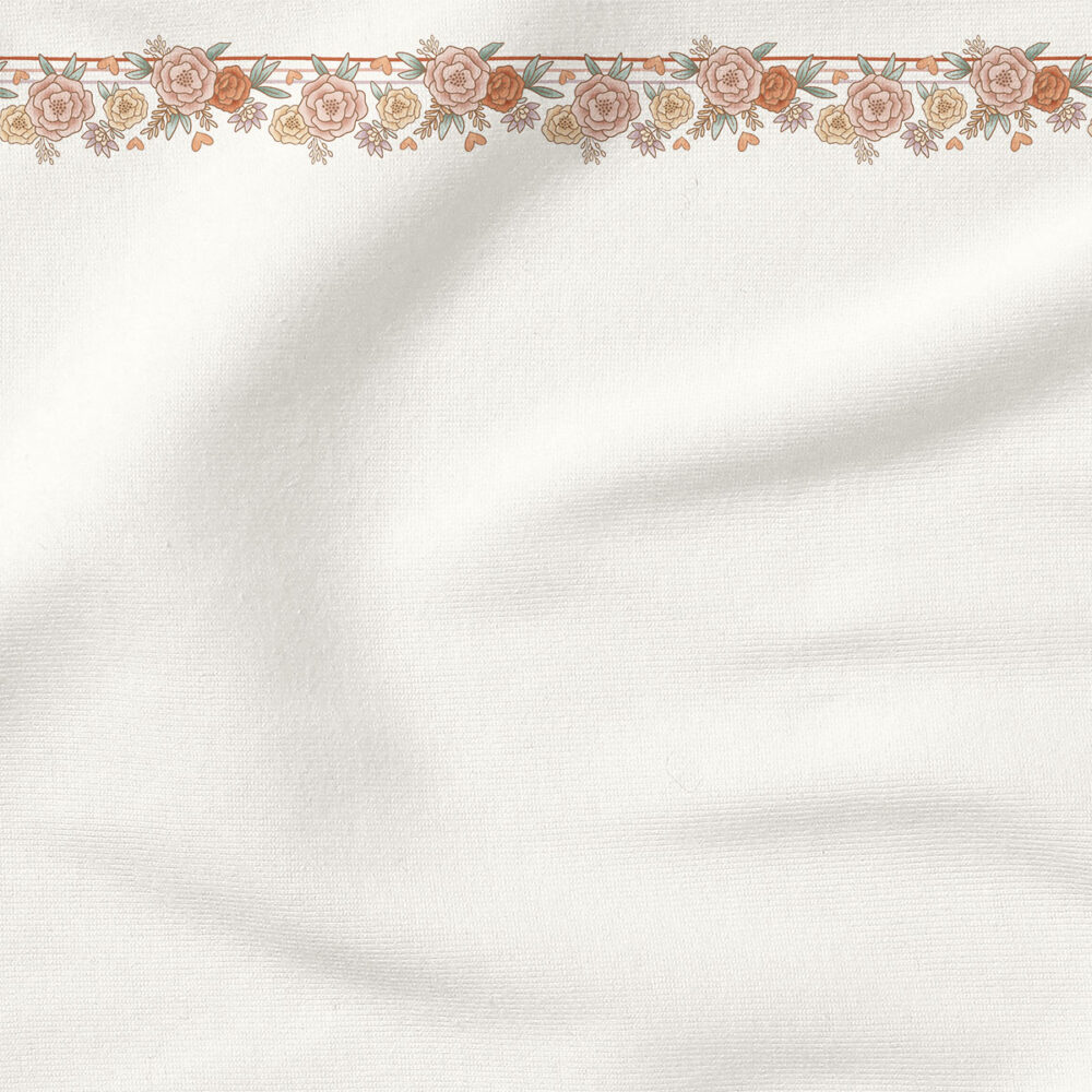 Floral Border (Single Horizontal) | Valentine's Day