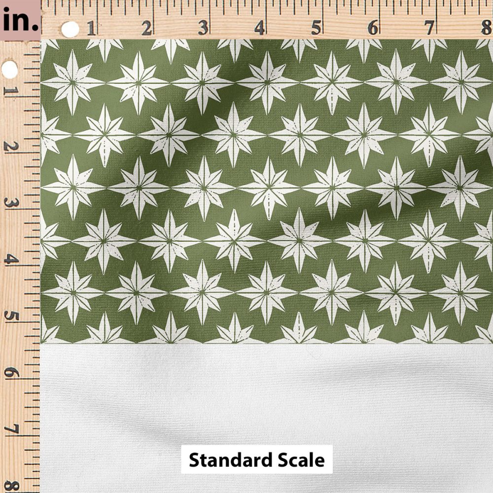 Ruler Scale for Star Tiles (Christmas Green) by Erin Kendal