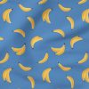 Banana Toss (Blue) | Fruit Fabric Design | Erin Kendal