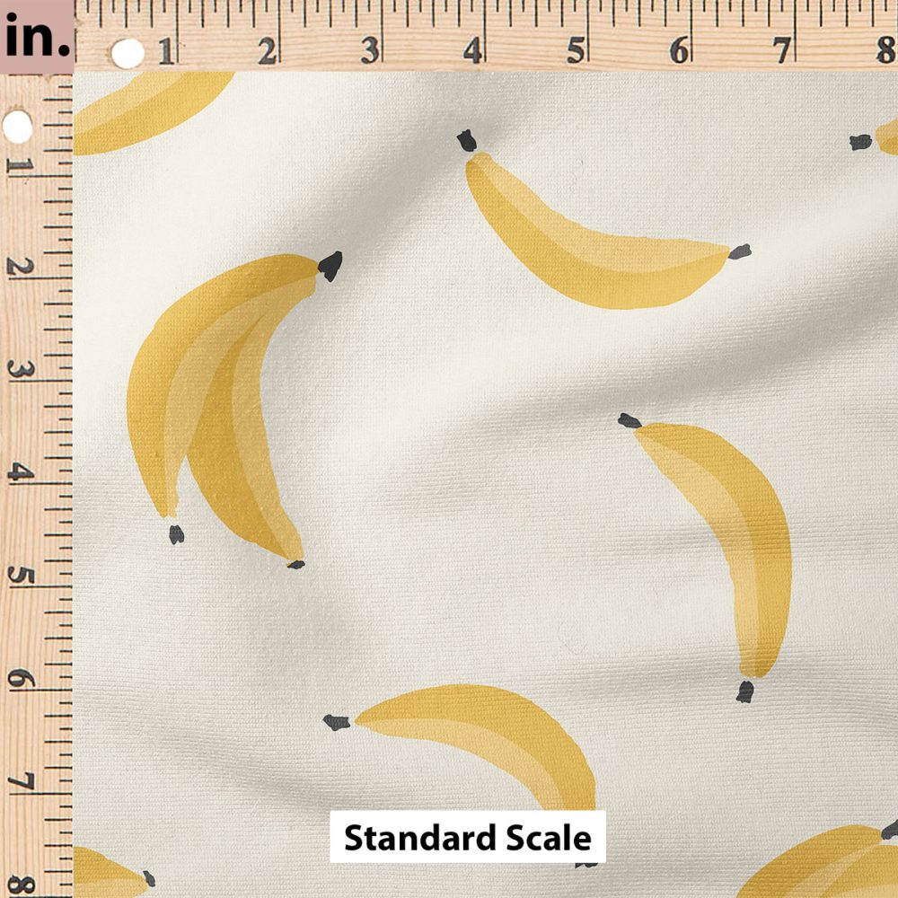 Ruler Scale for Banana Toss (Cream) by Erin Kendal