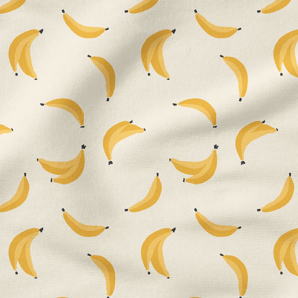 Banana Toss (Cream) | Fruit Fabric Design | Erin Kendal