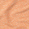 Flower Field (Bright Orange) | Botanical Fabric Design | Erin Kendal