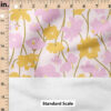 Ruler Scale for Frilly Floral (Lilac and Mustard) by Erin Kendal