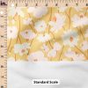 Ruler Scale for Frilly Floral (Pink and Mustard) by Erin Kendal