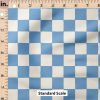 Ruler Scale for Retro Checkerboard (Blue) by Erin Kendal