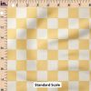 Ruler Scale for Retro Checkerboard (Lemon Yellow) by Erin Kendal