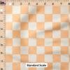 Ruler Scale for Retro Checkerboard (Peach) by Erin Kendal