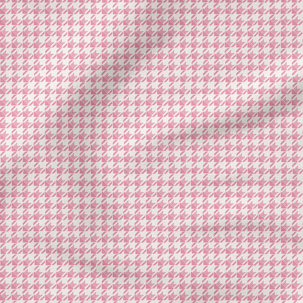 Striped Houndstooth (Pink Mauve) | Holiday