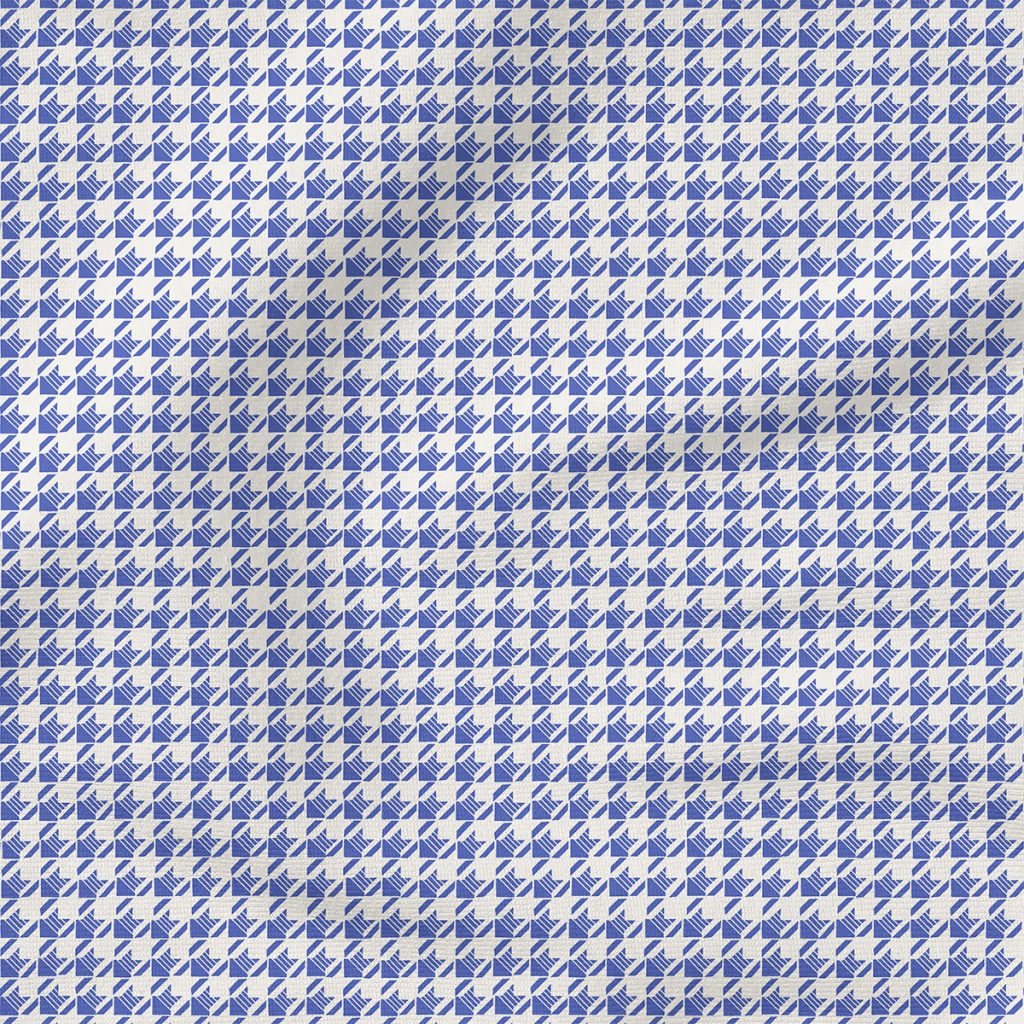 Striped Houndstooth (Royal Blue) | Holiday