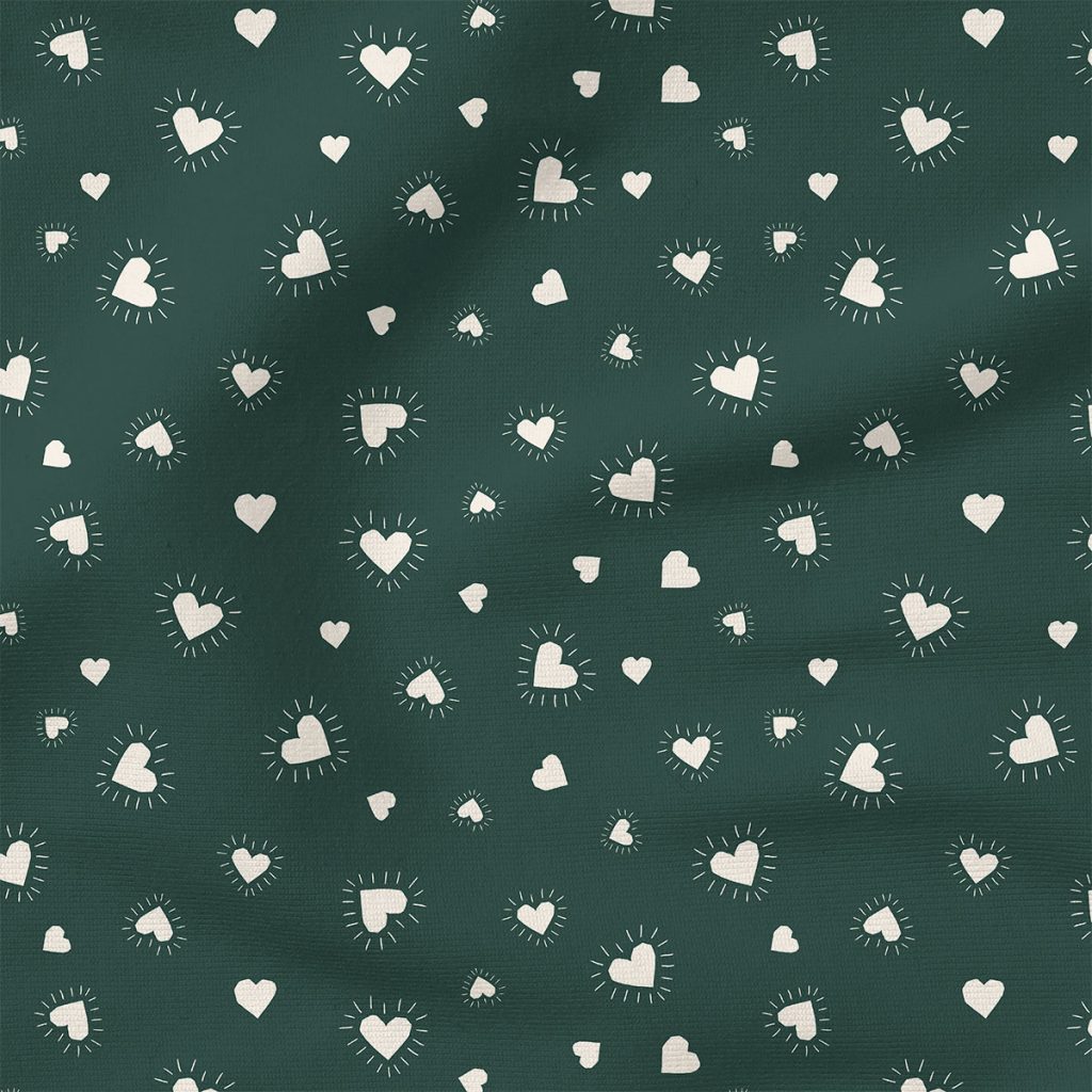 Heart Bursts (Green) | Holiday