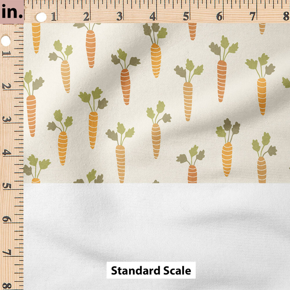 Ruler Scale for Multicolor Carrots (Cream) by Erin Kendal